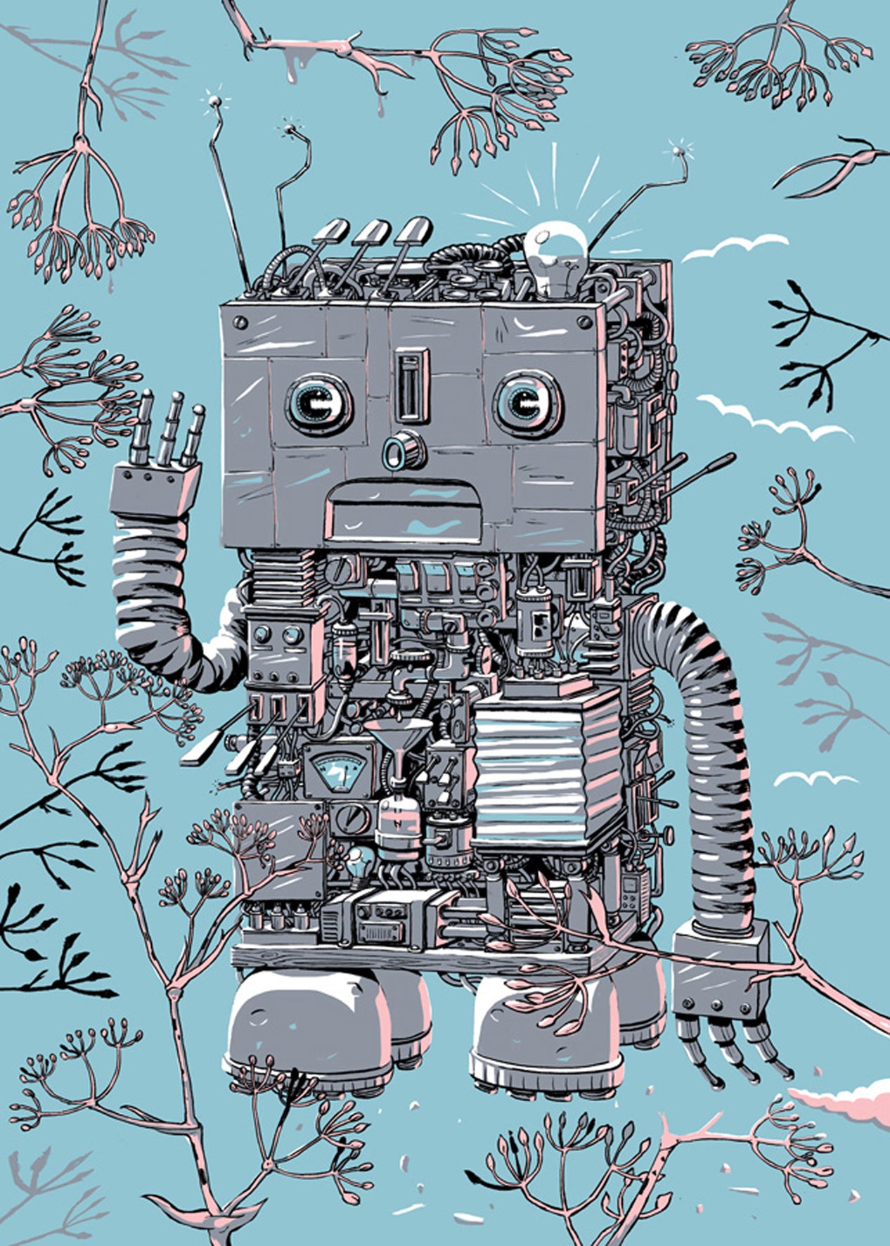 Lars Aurtande: Larrys botaniske studier / Robot