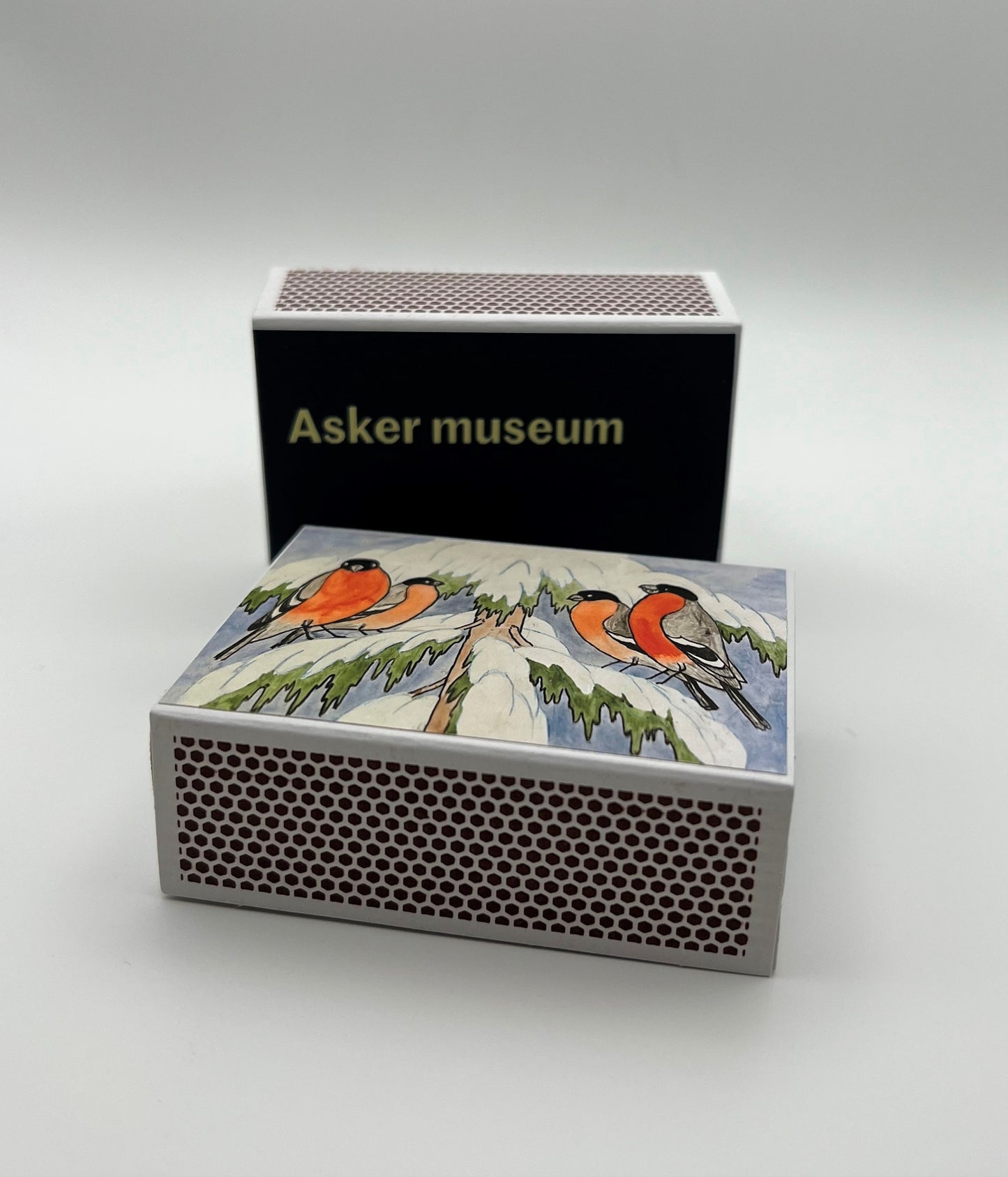 Fyrstikkeske med dompap 2-pakning