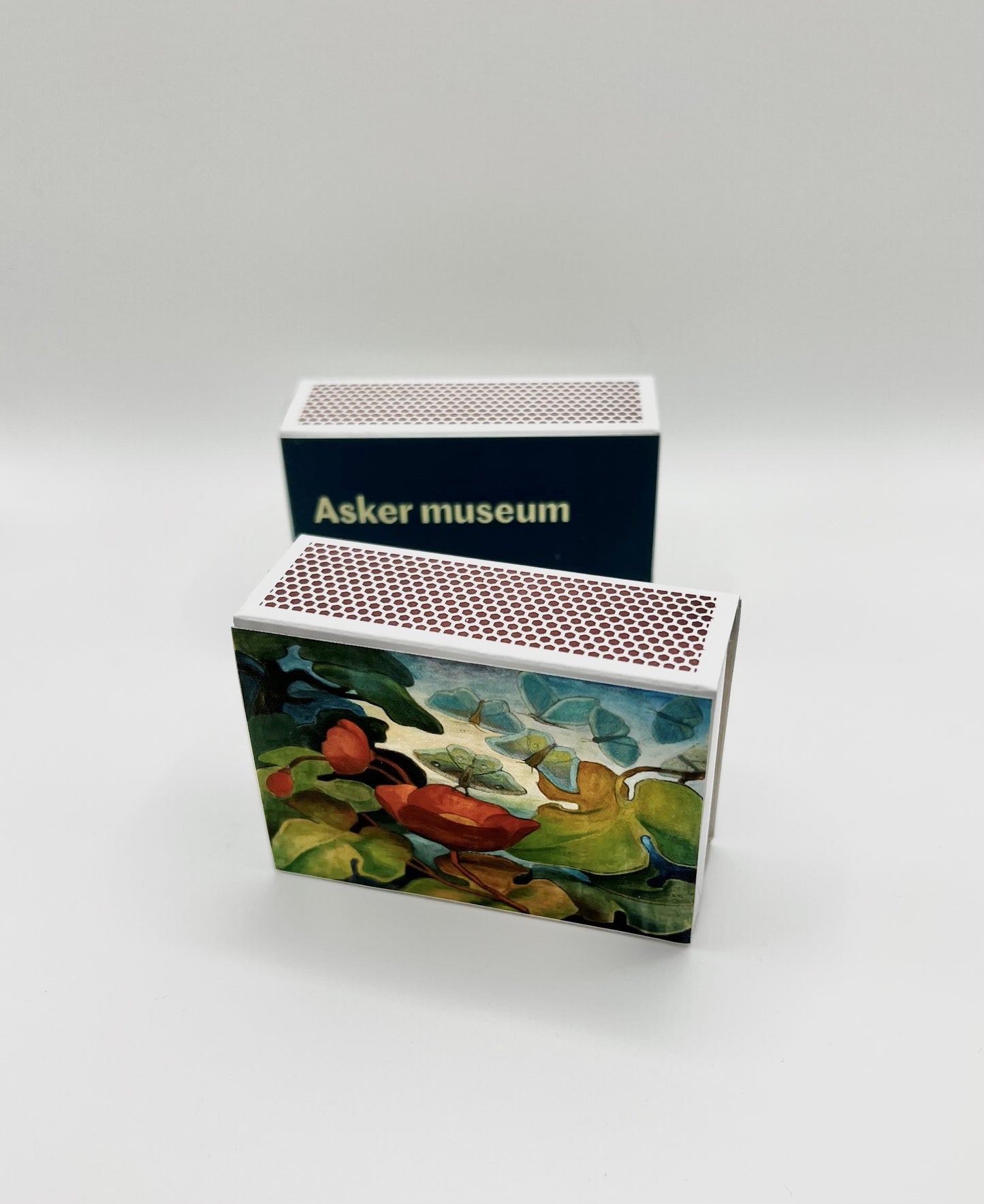 Fyrstikkeske med Valmue 2-pakning