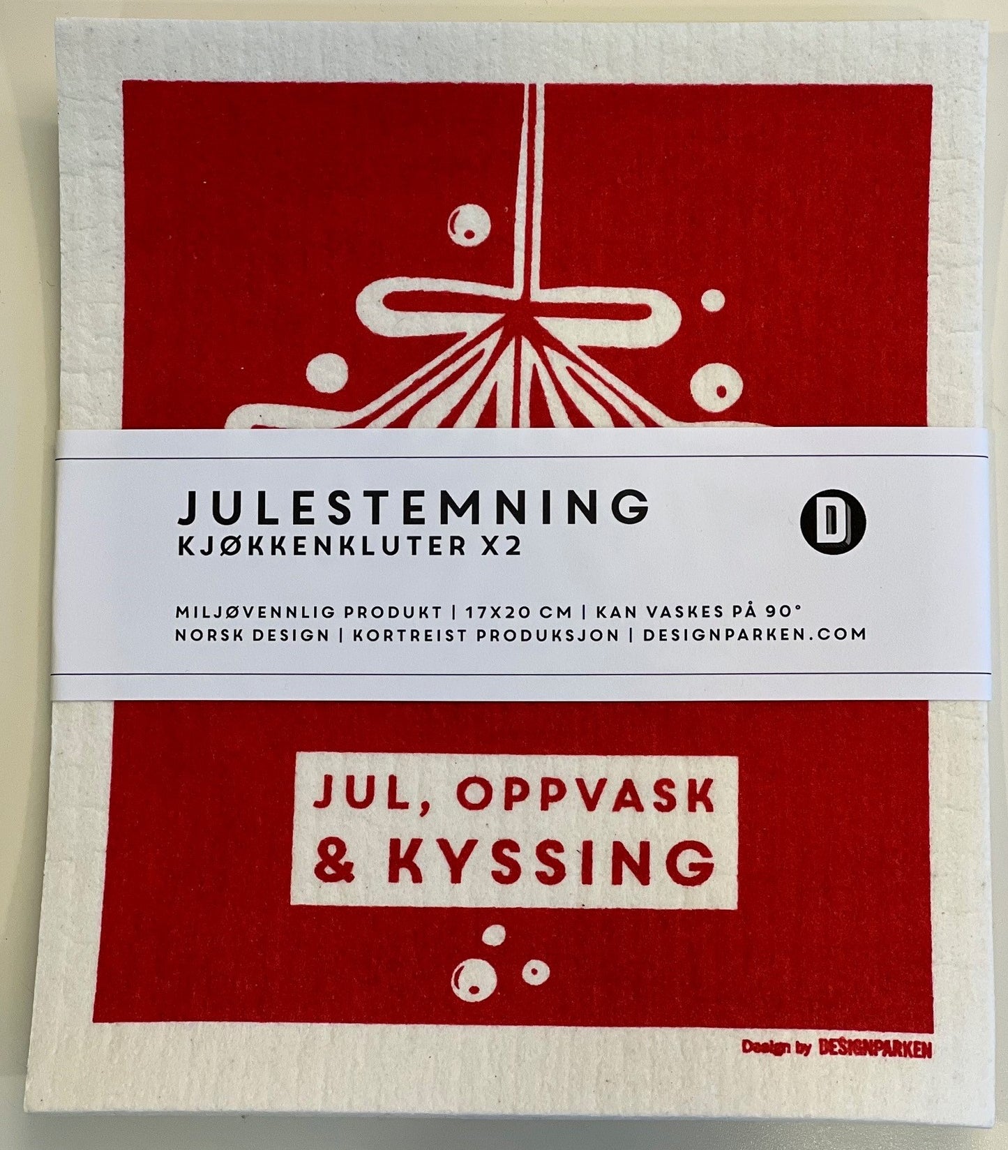Kjøkkenklut 2 pakning - Julestemning