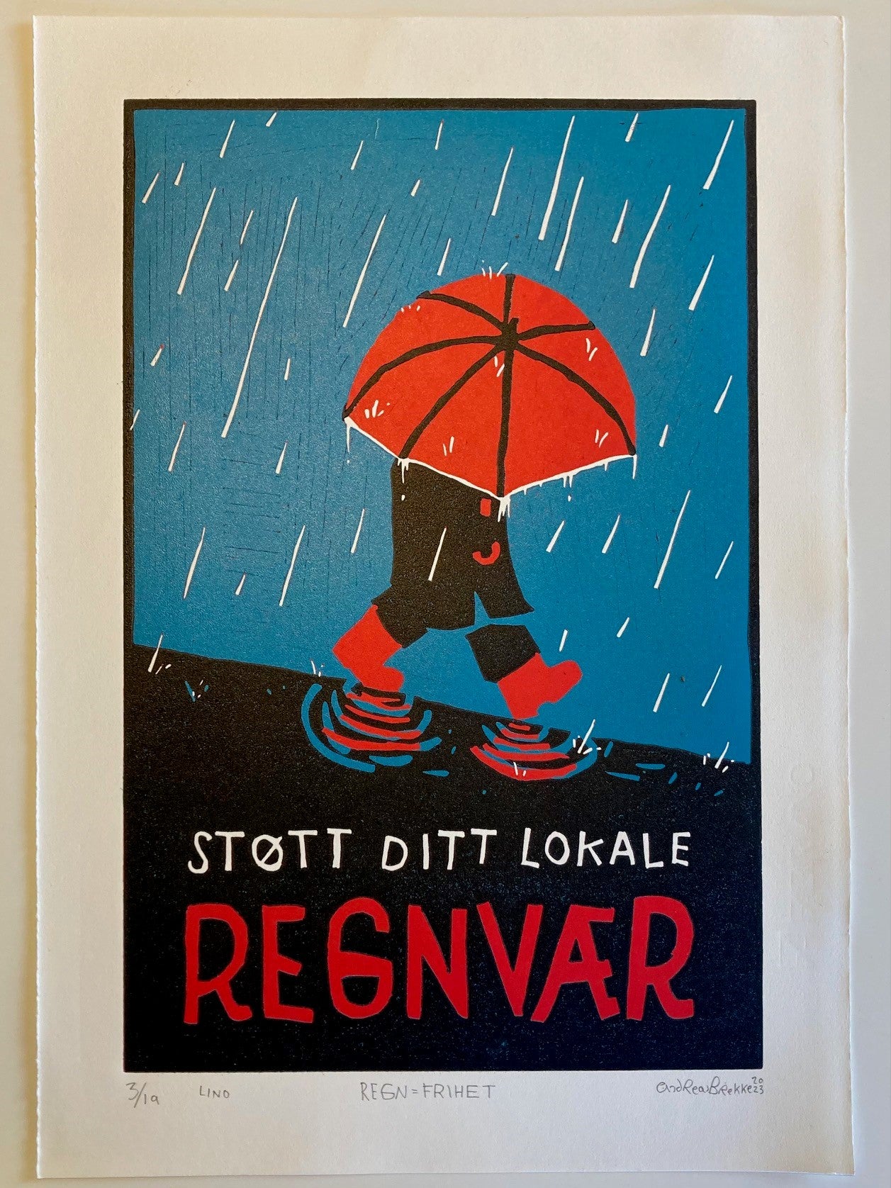 Andreas Brekke: Regn = frihet