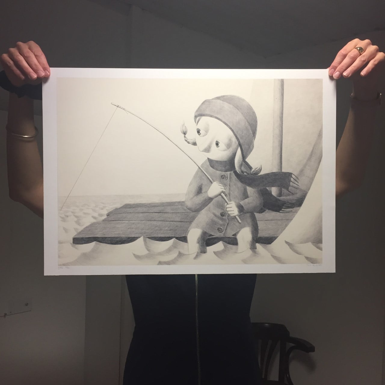 Tuva Synnevåg: Hun fisker