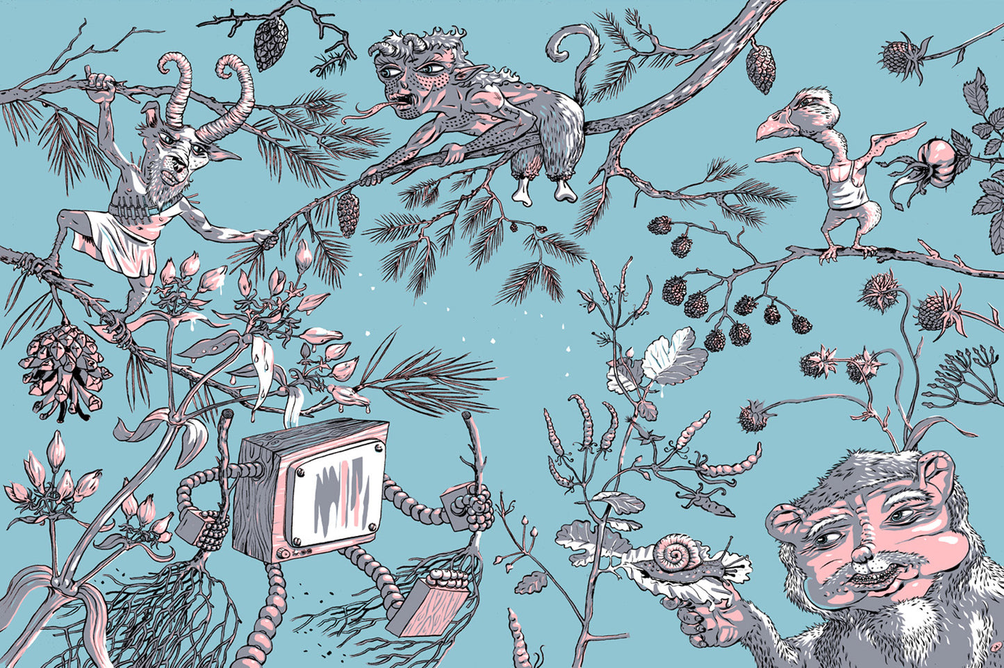 Lars Aurtande: Larrys botaniske studier / Norwegian woodlands