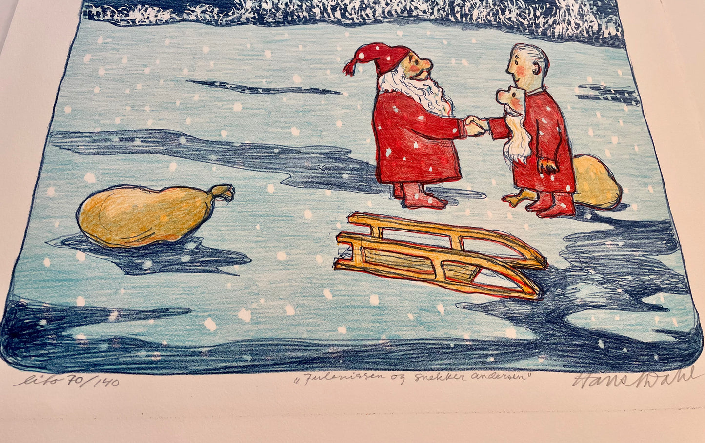 Hans Normann Dahl: Julenissen og snekker Andersen