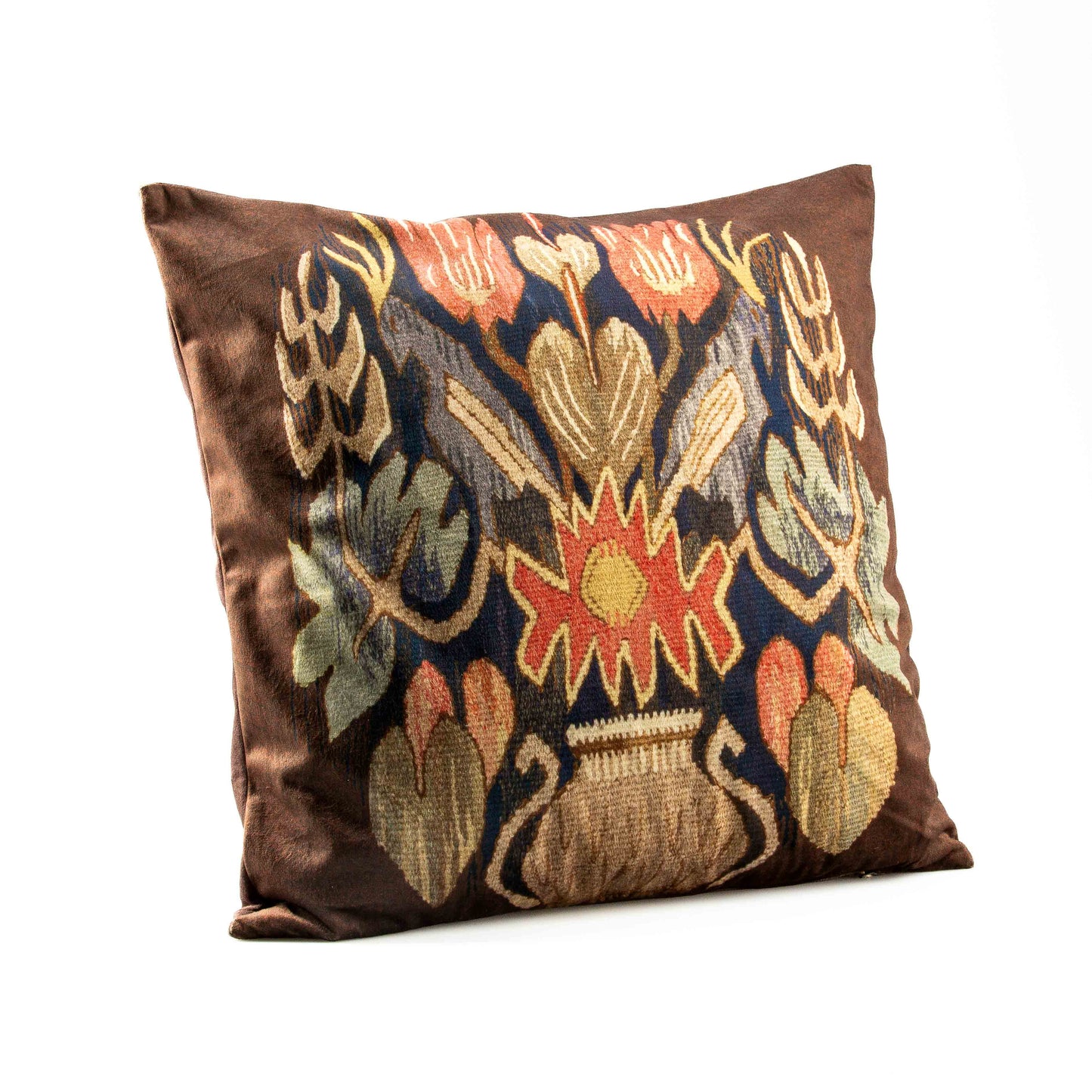 Putetrekk - Stiliserte blomster av Valstad