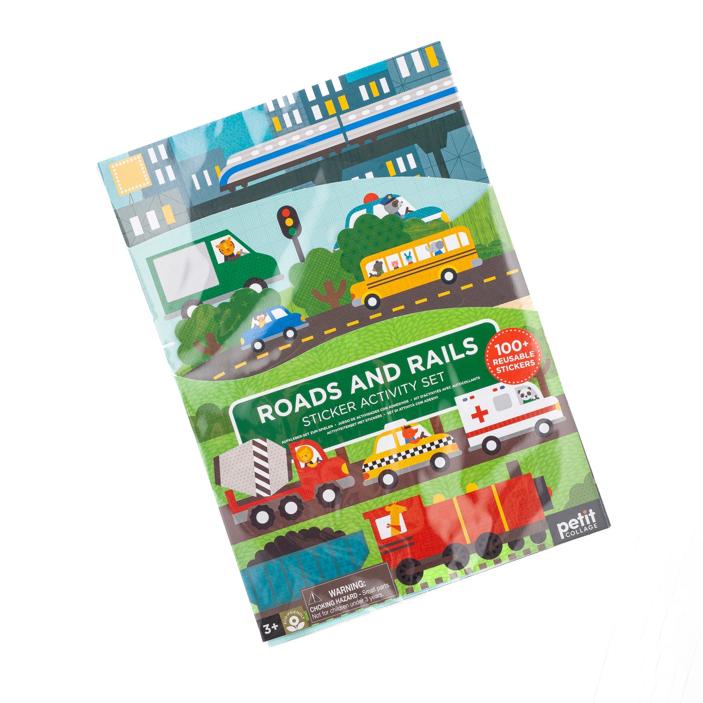 Vei og jernbane-klistremerkebok