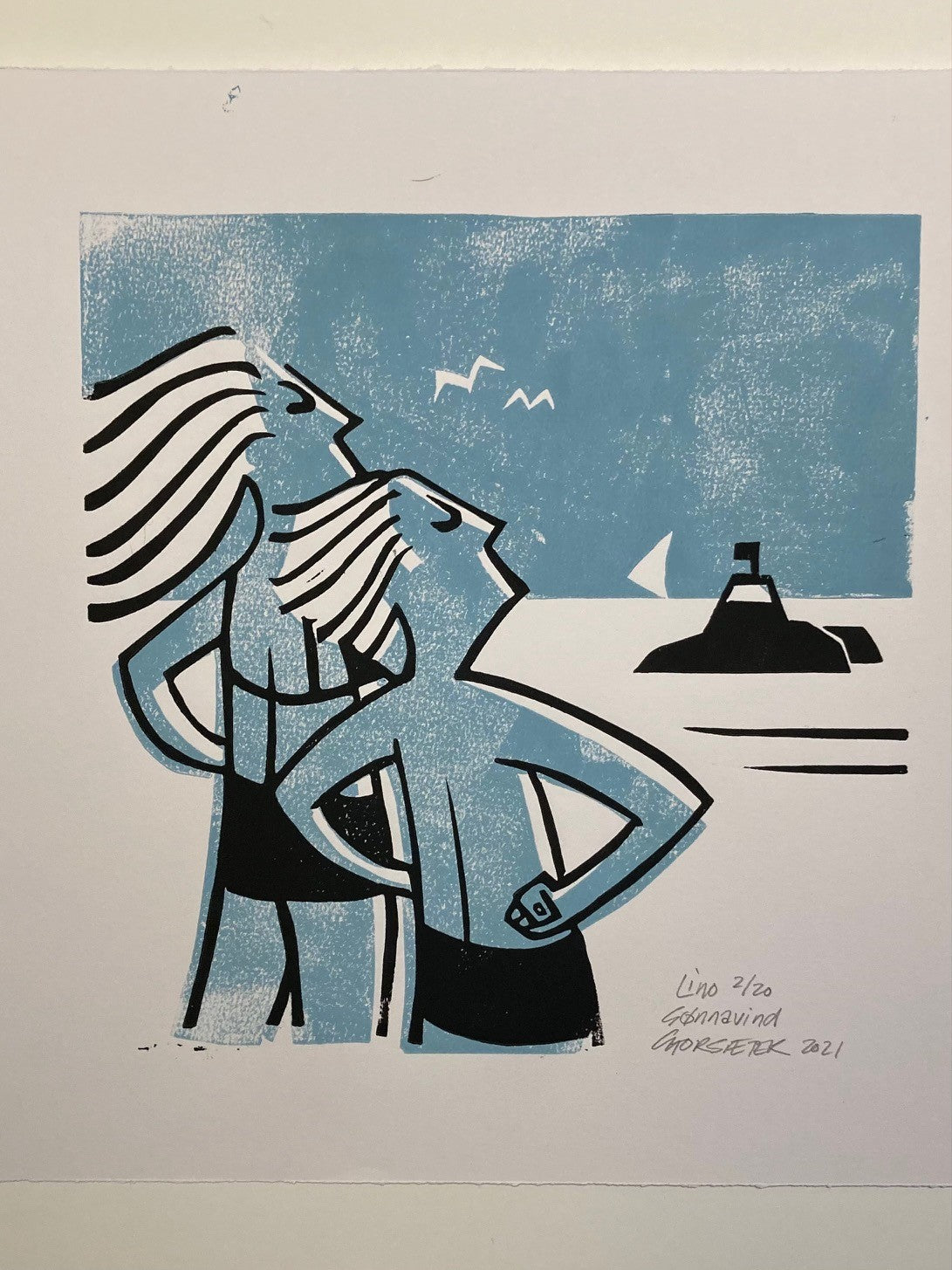 Hermund Storsæter: Sønnavind (blå)