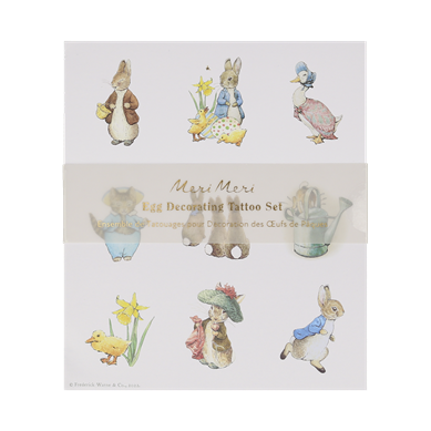 Peter Rabbit dekorasjon til påskeegg